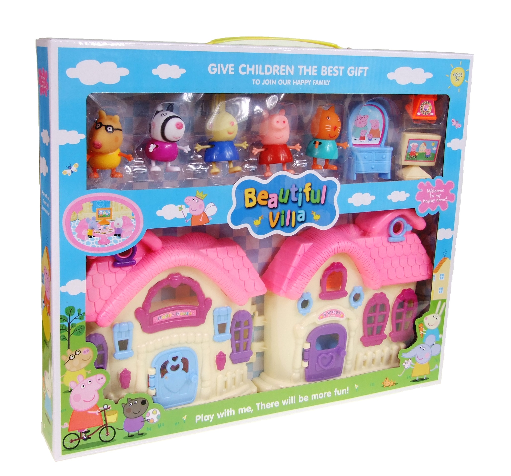 Domek świnka Peppa Z Przyjaciółmi I Akcesoriami 7422715455 Domek świnka Peppa Z Przyjaciółmi I Akcesoriami 7422715455