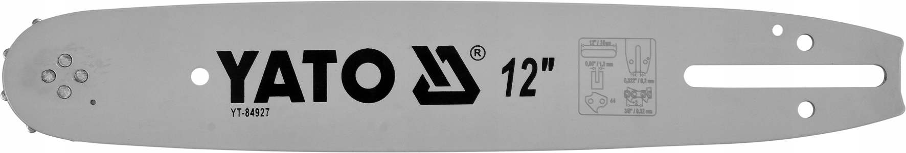 

Yato Prowadnica Łańcucha Piły 12 3/8 0.05 44G