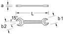 Ключ plaski 24x27 mm wanadowy 895 24x27 gedore2, купить в Украине