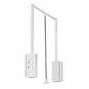 фото mini №1, Pantograph strong thrust to cabinets - white 69-94 centimeters
