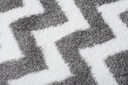 фото mini №6, Carpet shaggy 200x300 polyester 5cm gray zigzag