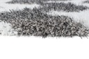 фото mini №5, Carpet shaggy 200x300 polyester 5cm gray zigzag