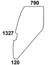 Скло двері до fiat f 100, 110, 115, 120, 130 ...2, купити в Україні