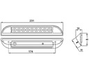 Фара led интерьер прицепа кабина изотерма 12v 243, купить с разборки