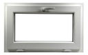 фото mini №2, Window pvc 800 x 800 mm side 1x anthracite
