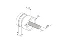 фото mini №2, Fasteners point glass fi 30x15 rotula faceting 40x40