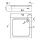 фото mini №6, Children's pool square angle deante (ktc 042b)