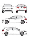 Багажник на крышу cruz airo dark vw golf vii 5d 2012-20205, с разборки недорого