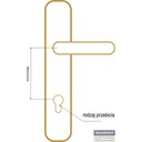 фото mini №4, Inner handle handmet long glass, szyld з aperture turnkey, szyld з aperture turnkey insertion