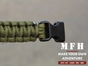 фото mini №3, Bracelet rope paracord 19mm black mfh left