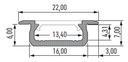 фото mini №4, Set. profile aluminum з to plume led backlight 2m+ glass frozen