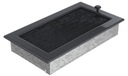 фото mini №6, Lattice ventilation colored grilles 17x30 centimeters graphite