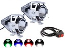 2x противотуманка мотоцикл quad фара рабочая прожектор фара led ring cree u74, купить из Польши