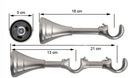 фото mini №12, Cornice double 25 mm+ 19 mm 220 centimeters