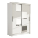 фото мини №1, Гардероб сдвижная miami 3 120 с зеркалом 5 цветов