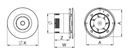 фото mini №7, Ceiling fan з sensor humidity