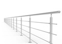 фото mini №3, Balustrade stainless steel model atlanta, filling 4 x o12 mm, length: 11 m