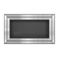 фото mini №5, Biofireplace suspended polished 1100x650 inox juliet+ glass+ field birch