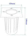 фото mini №10, Plinth arcade lamp for cubes garden gu10 led backlight