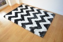 фото mini №3, Carpet shaggy polyester 5cm 200x300 zigzag black
