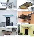 фото mini №6, Visor nad door metal-gum 80 centimeters x 360 centimeters
