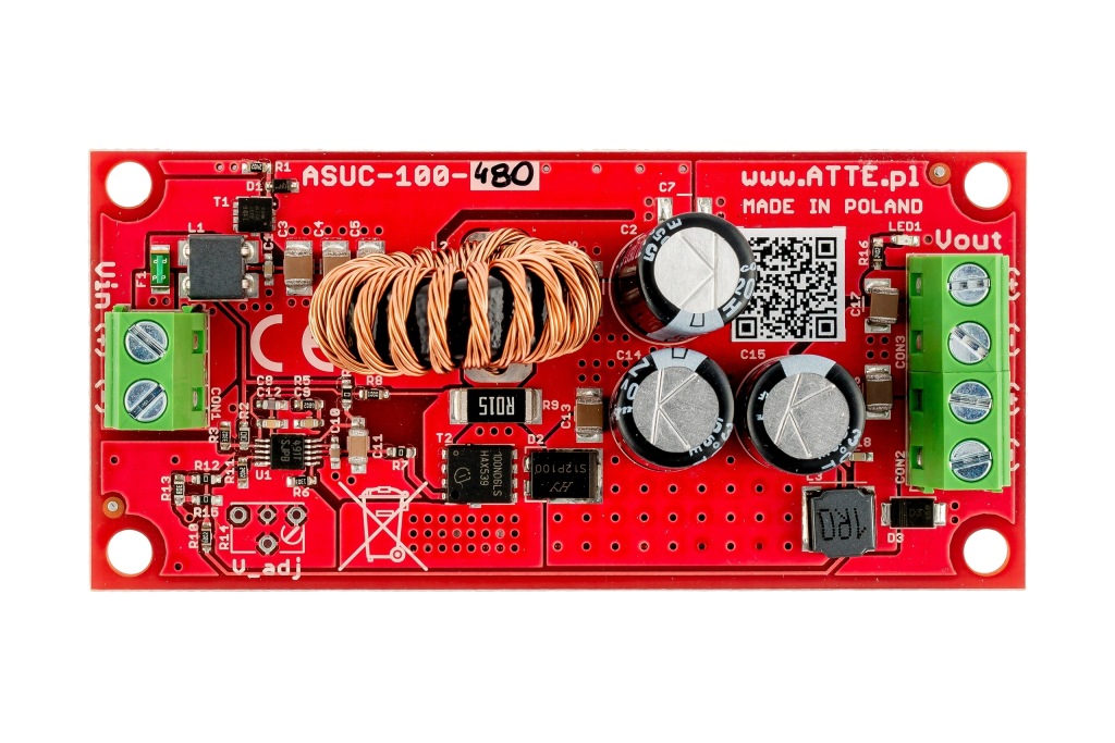 Měnič Napětí DC/DC Atte ASUC-100-480-OF DC/D Modul