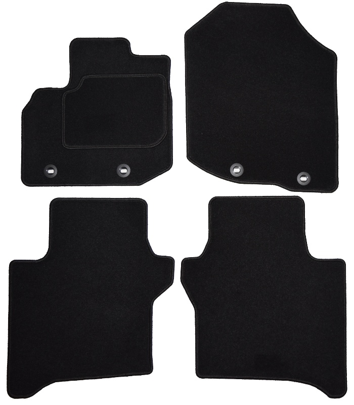 Honda City 2008-2013 velurové koberce Classic 7 mm