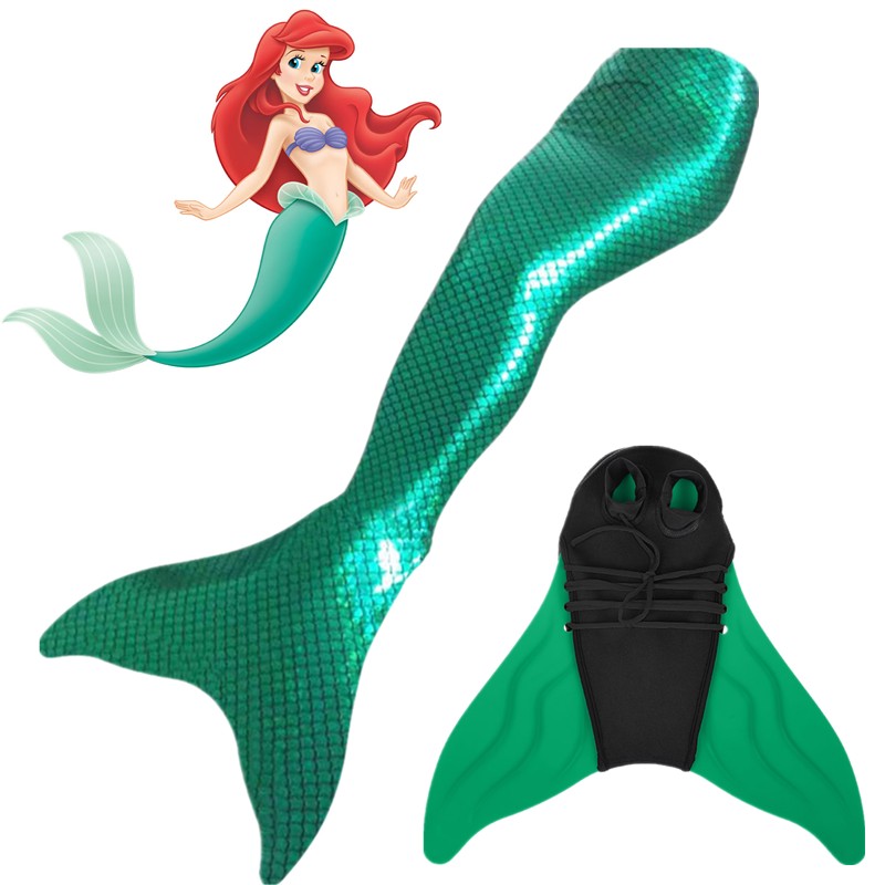 Syreni Ogon Syrenki Ariel Disney Strój Kąpielowy