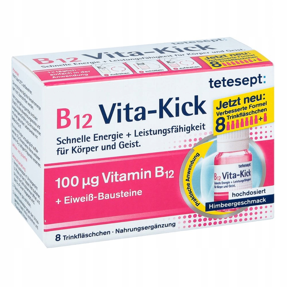 Tetesept B12 Vita-Kick Witamina B12 w kapsułkach