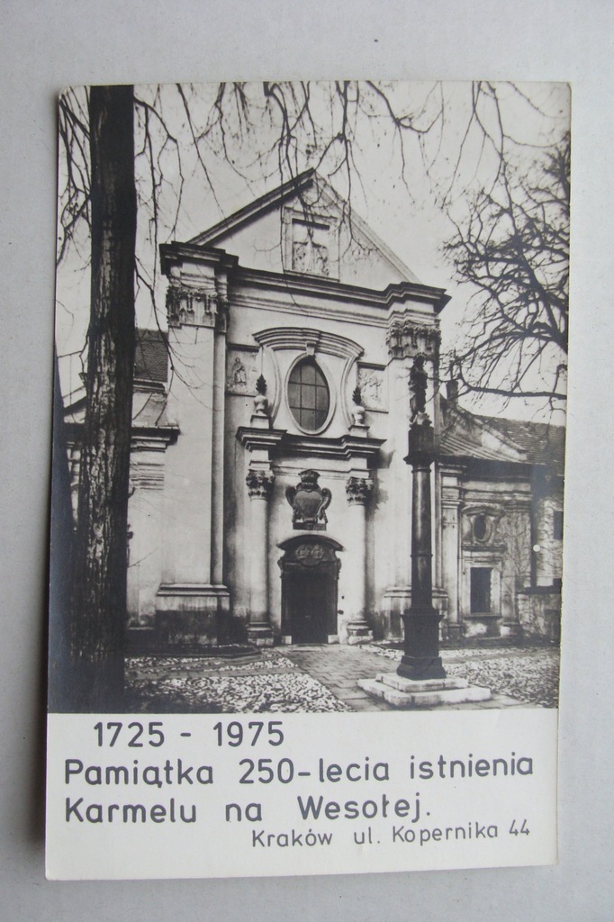KRAKÓW KARMEL NA WESOŁEJ UL. KOPERNIKA 44 1975