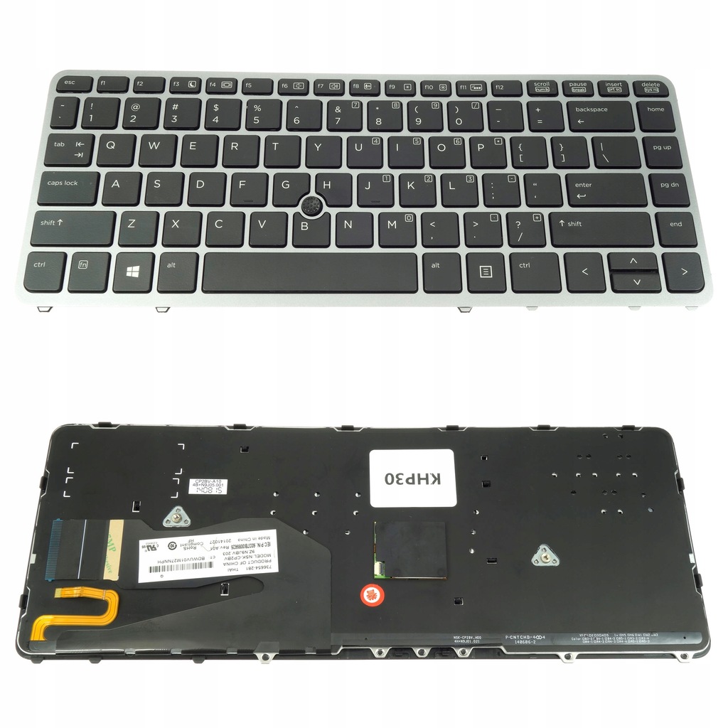 HP ZBOOK 14 G2 Klawiatura Podświetlana