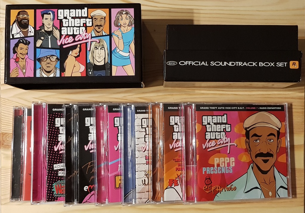 Grand Theft Auto GTA Vice City Soundtrack Audio CD  7275405321