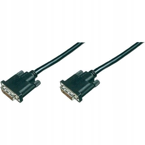 Kabel DVI Digitus DVI 24+1 pin, 0,5 m, czarny