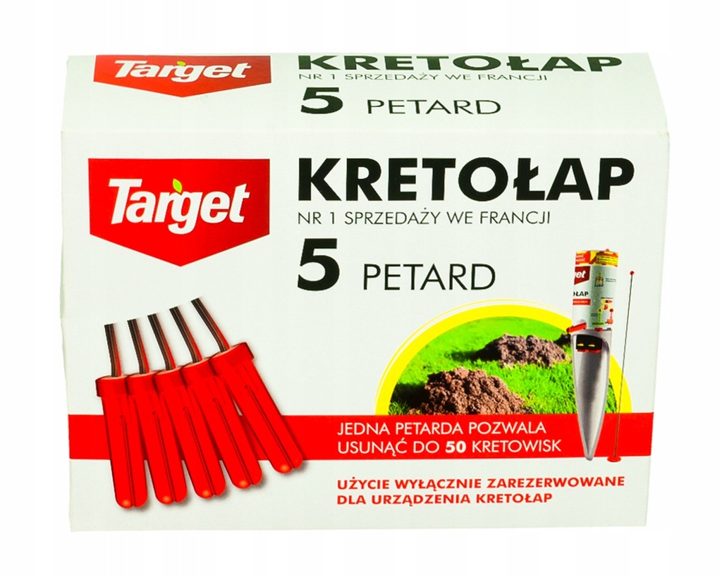 PETARDY NA KRETY WKŁADY DO PUŁAPKI TARGET