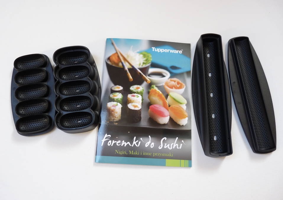 TUPPERWARE zestaw sushi maki, nigiri i maximilian