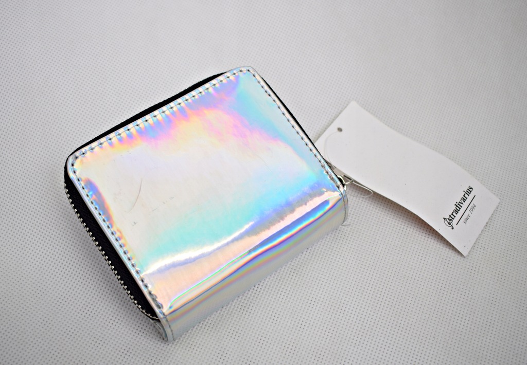 R35 STRADIVARIUS PORTFEL MAŁY HOLOGRAFICZNY