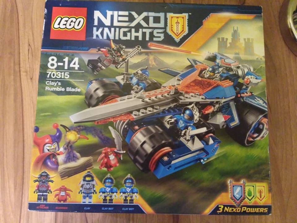 Klocki LEGO Nexo Knights Pojazd Claya 70315