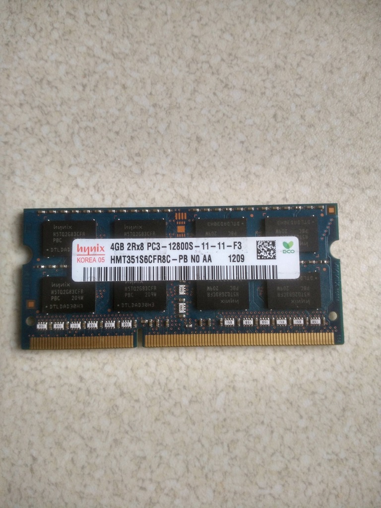 10x DDR3 HYNIX 4GB 2Rx8 PC3-12800S-11-12-F3 MEGA!