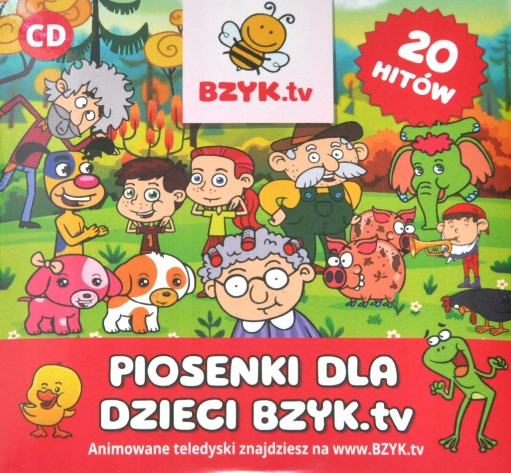 Piosenki dla dzieci - płyta CD z piosenkami kanału