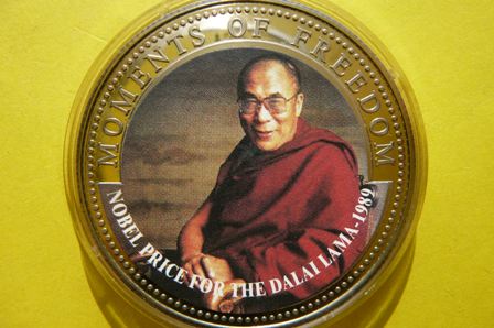 10$ -2001- DALAI LAMA POKOJOWA NAGRODA NOBLA 1989