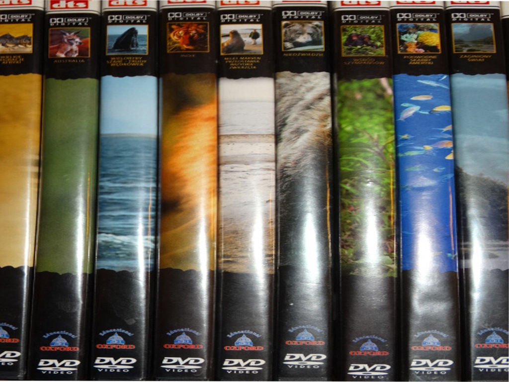 FILMY PRZYRODNICZE OXFORD 25 PŁYT DVD KOLEKCJA PL