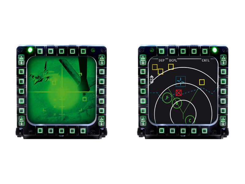 Panele kokpitu F-16 na USB Thrustmaster MFD Cougar