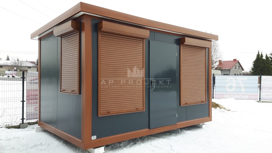 STRÓŻÓWKA BUDKA KIOSK KONTENER LODZIARNIA 3 x 2,