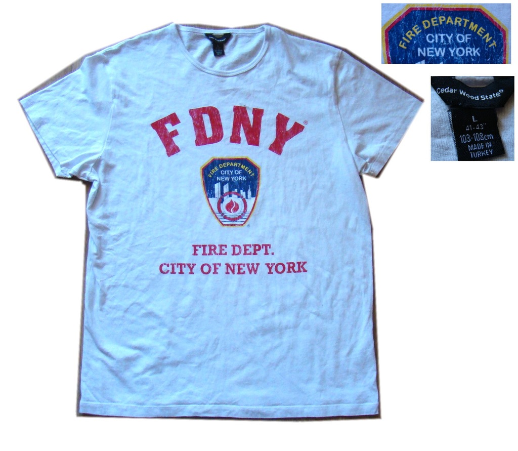Koszulka FDNY Fire Department New York strażacka M