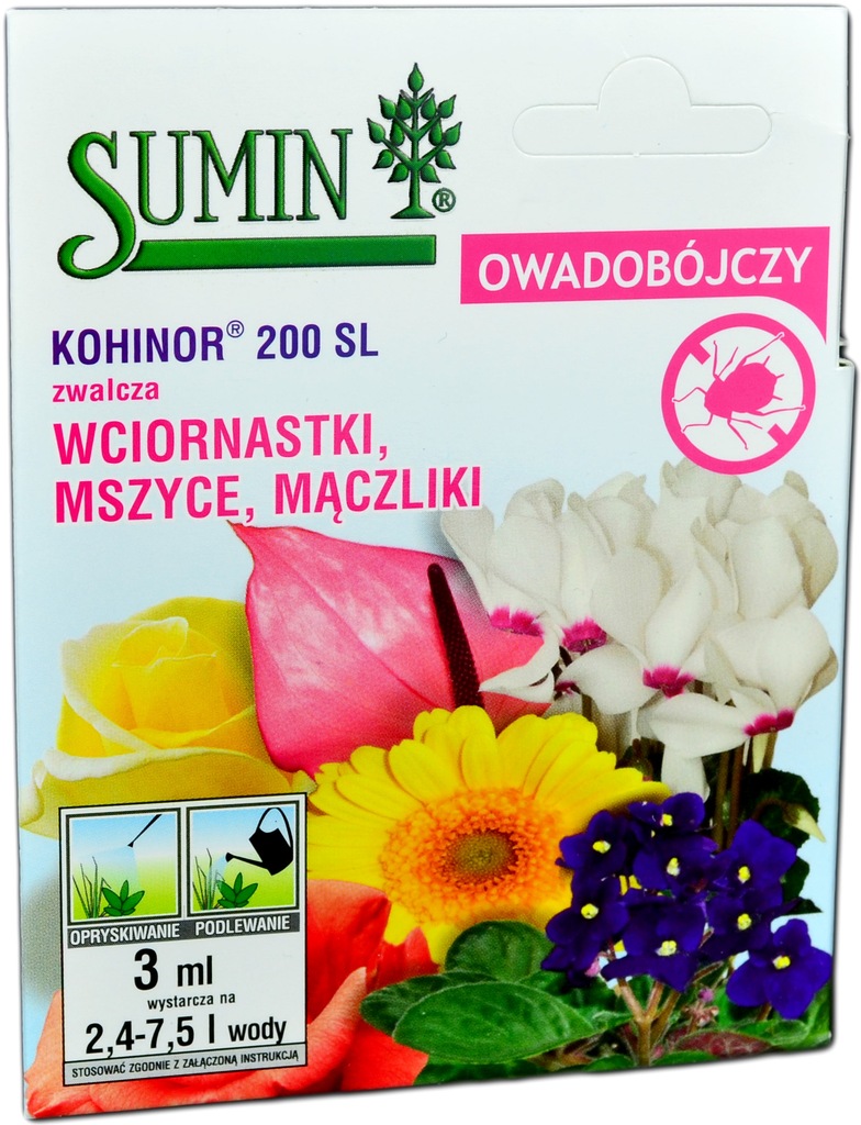 Sumin Kohinor oprysk na mszycę w kwiatach 3ml
