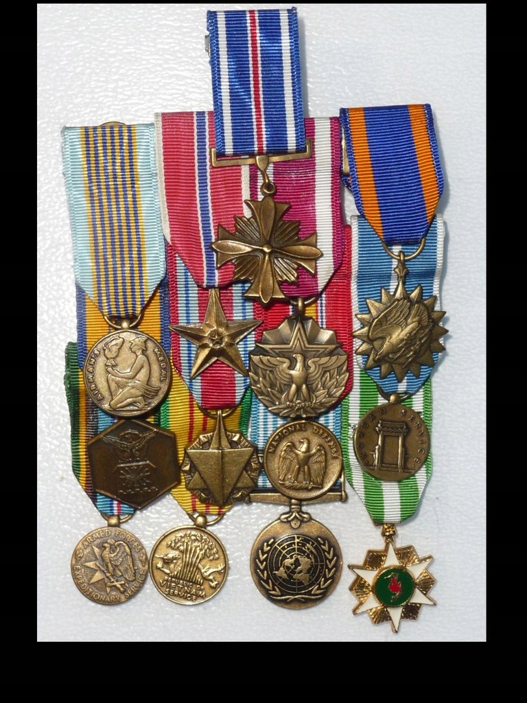 Medale USAF zestaw miniaturek.