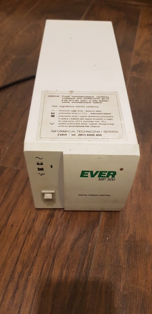 EVER UPS MP300 ZASILACZ AWARYJNY LISTWA ZASILAJĄCA
