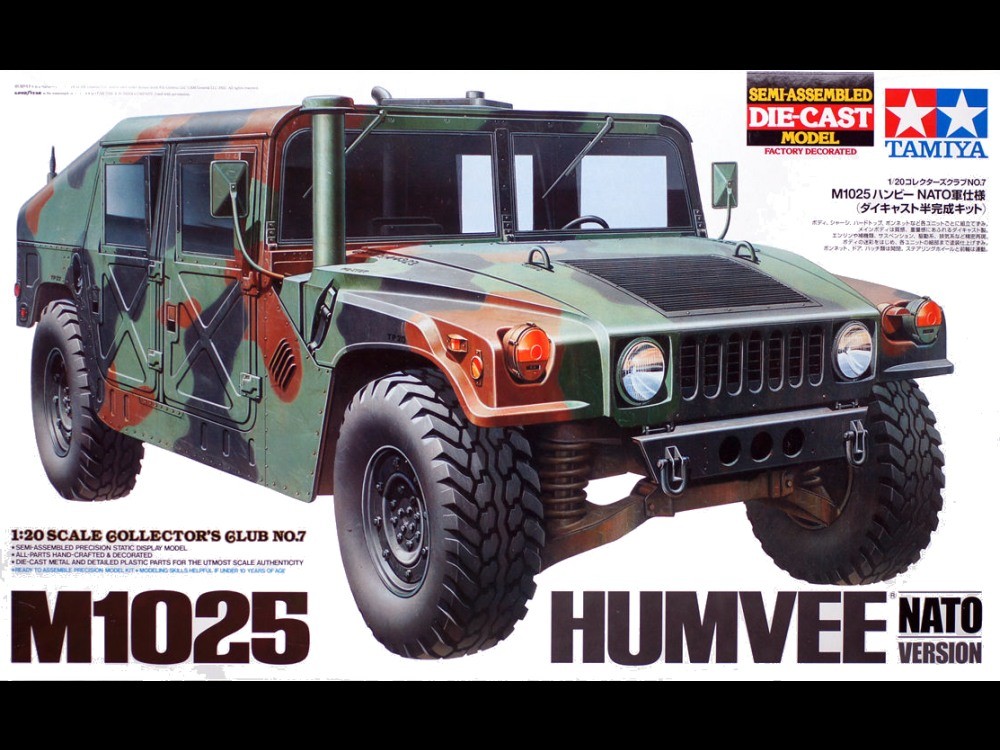 Tamiya 23007 1/20 M1025 Humvee NATO