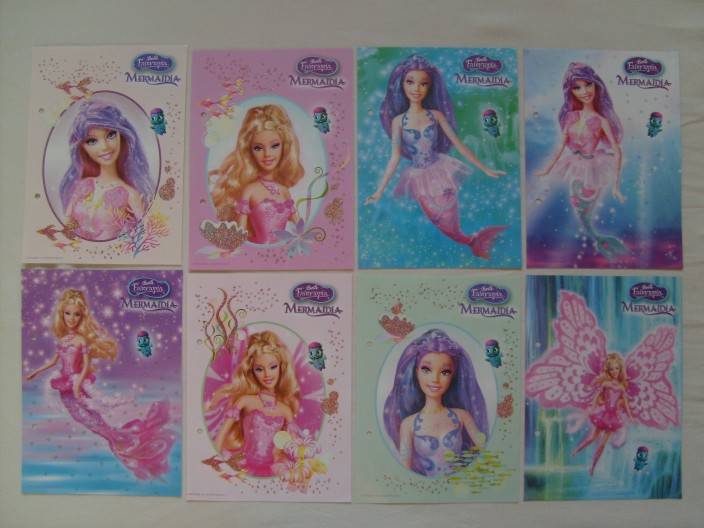 Barbie Fairytopia - karteczek Mermaidia na szt.