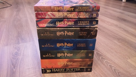 Harry Potter Komplet Calosc 1 8 Wszystkie Czesci 7156849681 Oficjalne Archiwum Allegro